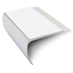 NSL25 Aluminium Non Slip Bullnose Stair Nosing Edge Trim 69 x 40mm with PVC Insert
