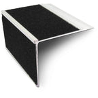 ASL27 75x58mm Tredsafe DDA Compliant Aluminium Non Slip Stair Nosing - Straight With Pvc Insert