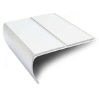 NSL29 Aluminium Non Slip Bullnose Stair Nosing Edge Trim 87 x 40mm with PVC Insert
