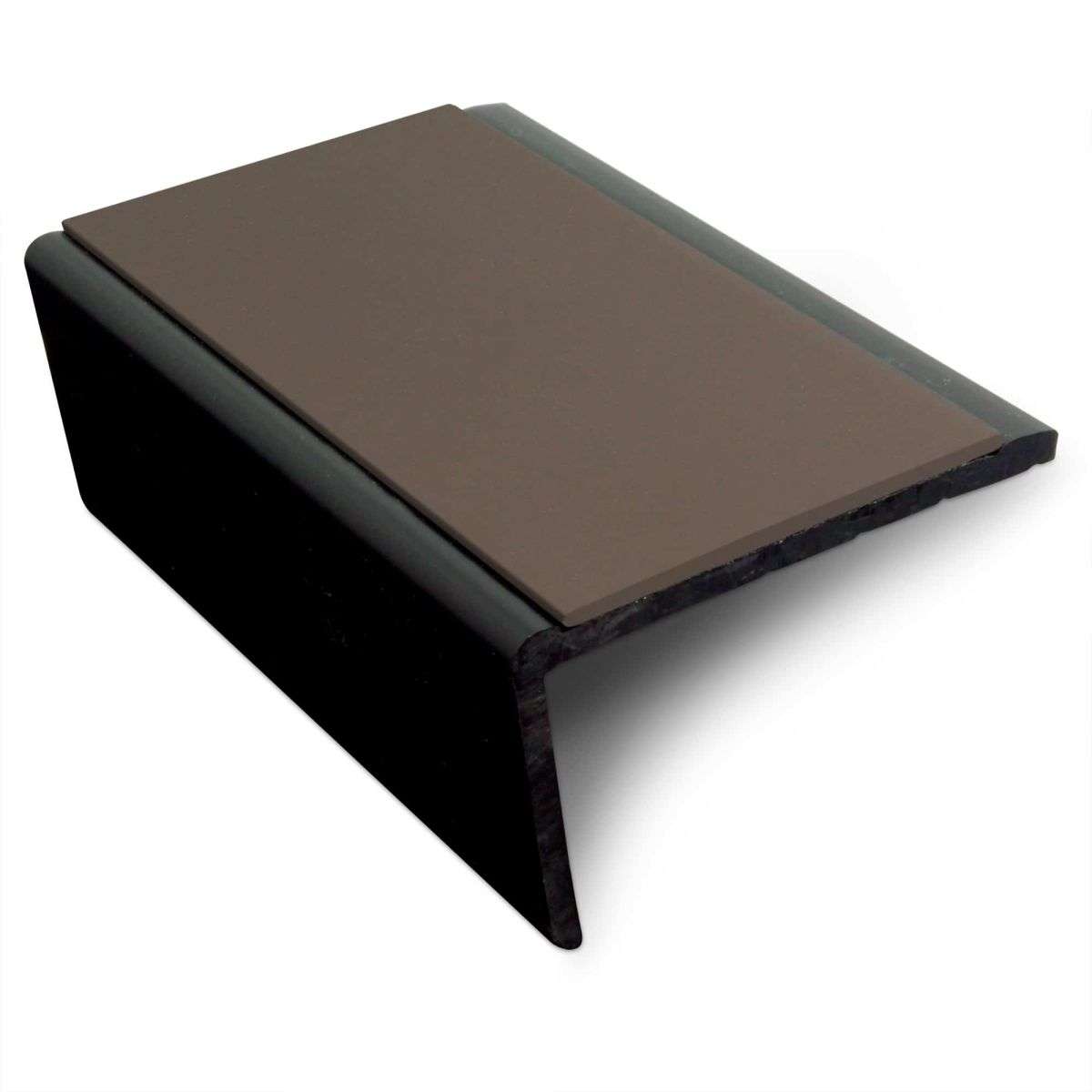 NSP Slimline Hard Nose PVC Non Slip Stair Nosing 56 x 32.5mm