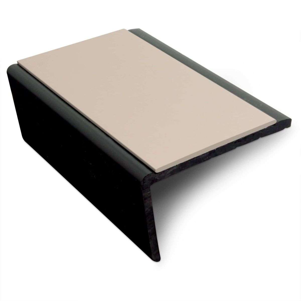 NSP Slimline Hard Nose PVC Non Slip Stair Nosing 56 x 32.5mm