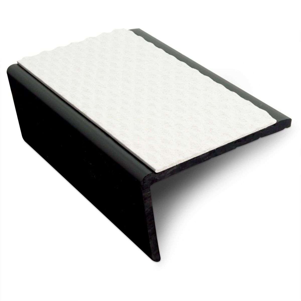NSP - 56 x 32.5mm Slimline Hard Nose PVC Tredsafe Non Slip Stair Nosing