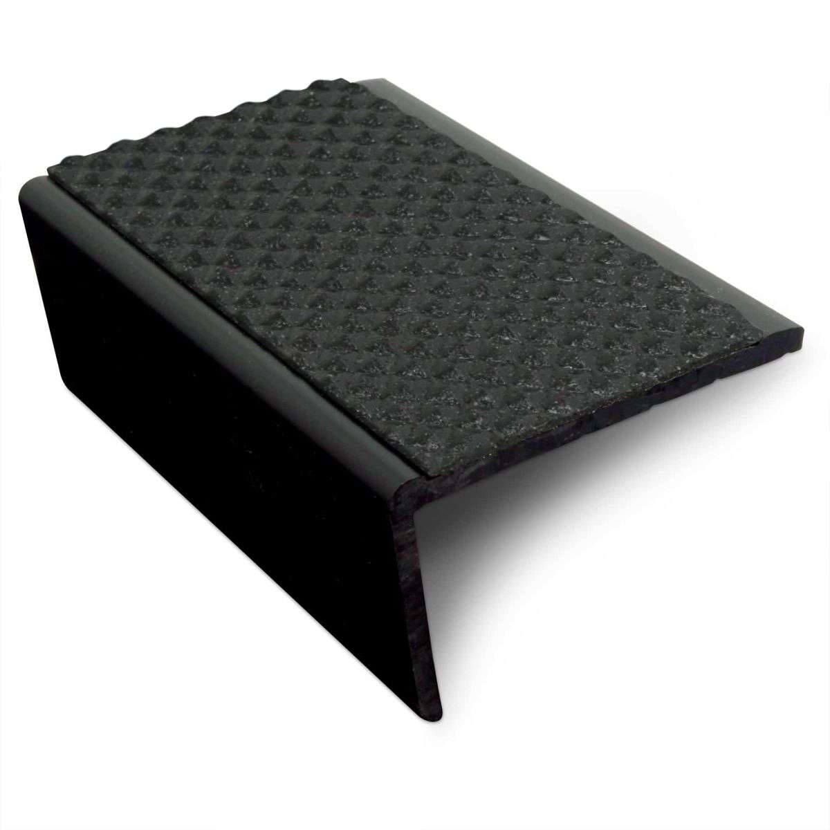 NSP - 56 x 32.5mm Slimline Hard Nose PVC Tredsafe Non Slip Stair Nosing