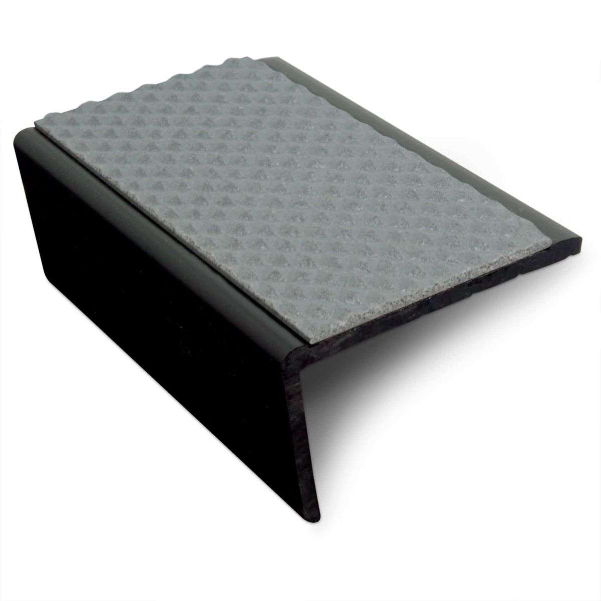 NSP - 56 x 32.5mm Slimline Hard Nose PVC Tredsafe Non Slip Stair Nosing
