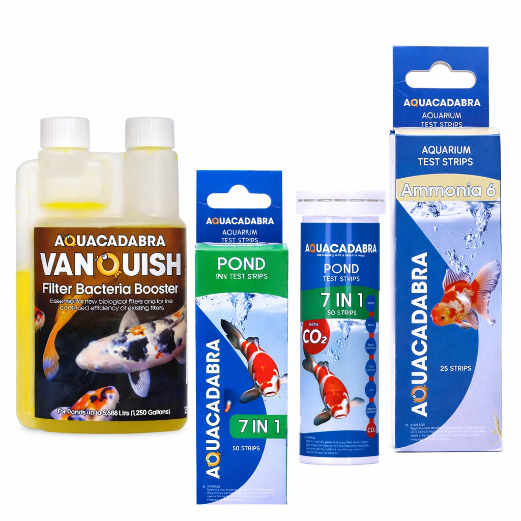 Aquacadabra Pond Test Kit & Filter Bacteria Booster