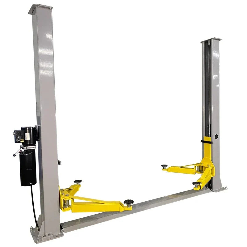 Triumph NT-9 9,000 lb Two-Post Floor Plate Lift, Low Ceiling