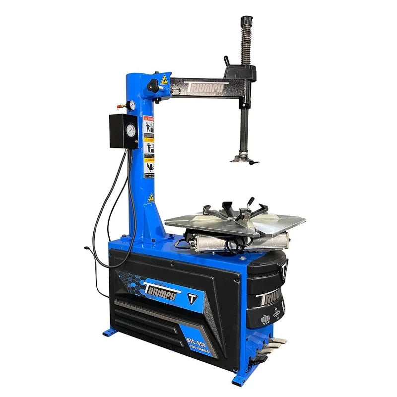 Triumph NTC-950 Tire Changer — Swing-Arm Rim Clamp, 16–28″ Clamping, 5,500-lb Bead Breaker, 110V