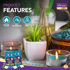 Scented Tea Light Candles | 4 Hour Burn Fragrance | 15-30 Pack