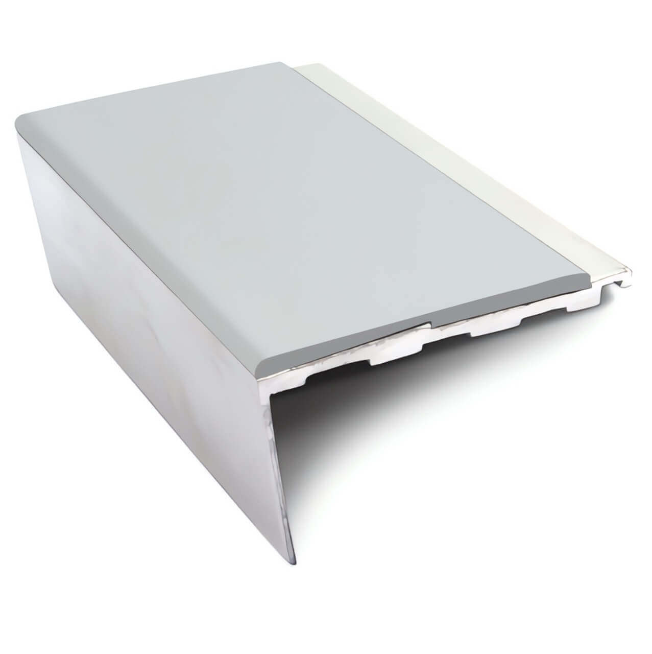 NXFS06 – 62 x 33mm Rakeback Aluminium Safety Stair Nosing
