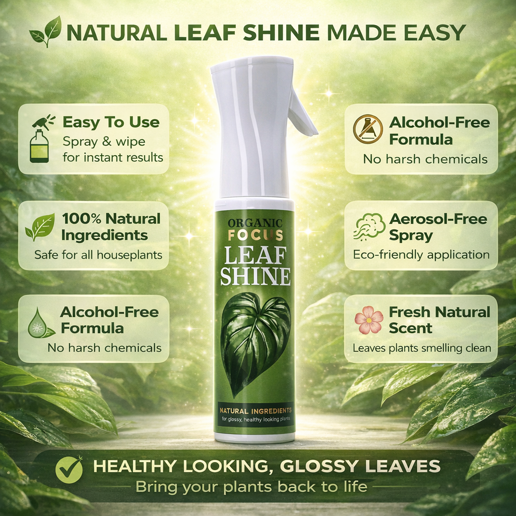Growth Technology Organic Focus Leaf Shine Spray 400ml