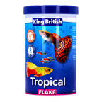 King British Tropical Aquarium Fish Flakes, 55g to 2kg