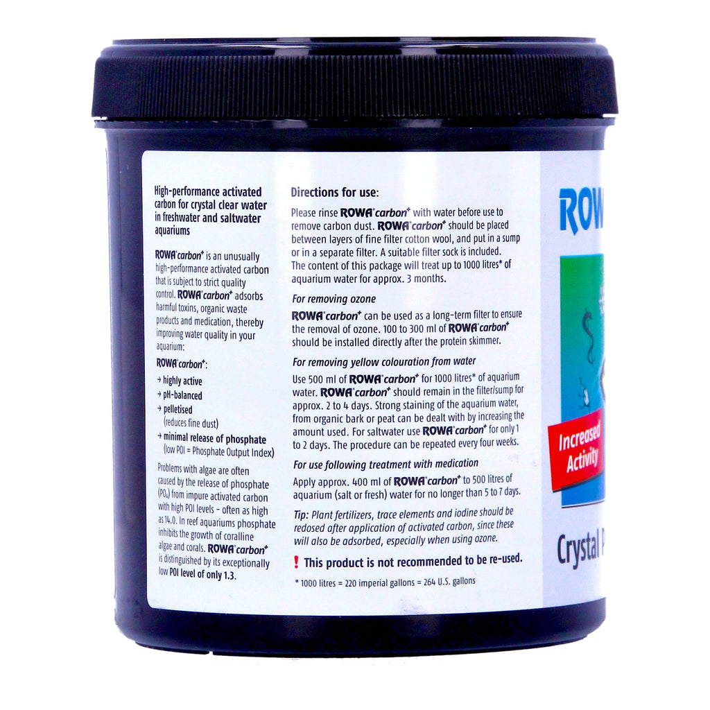 Rowa Carbon 500ml Activated Carbon for Aquariums