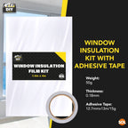 Window Insulation Film Kit 1.5Mx4M | Draught Excluder