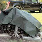 Olive Drab Canvas Tarp 20' x 20'