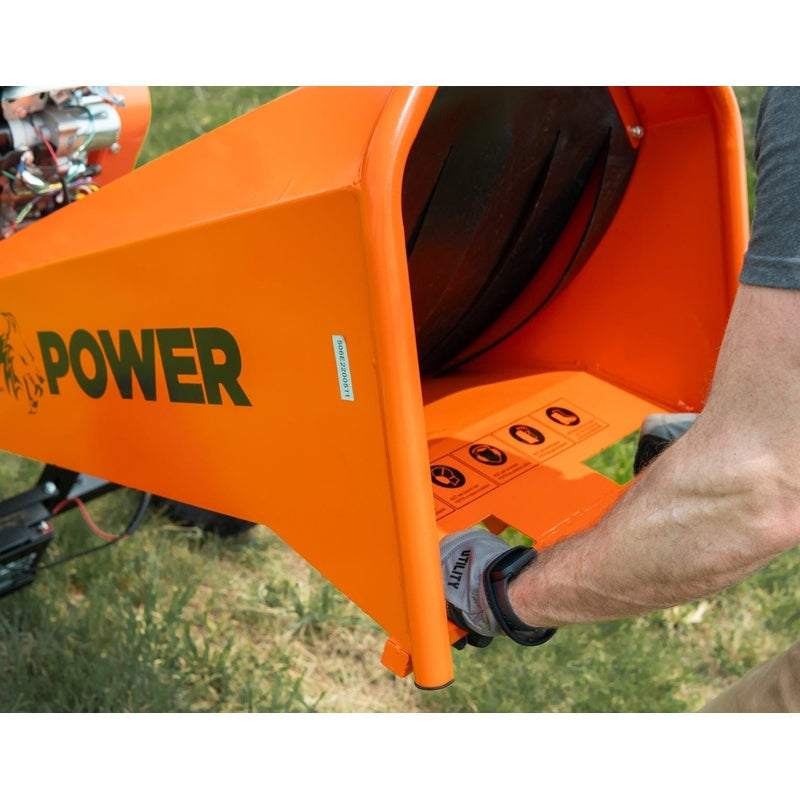 DK2 | OPC506E 6-Inch 14 HP 429 CC Cyclonic Drum Chipper Shredder (Electric Start)