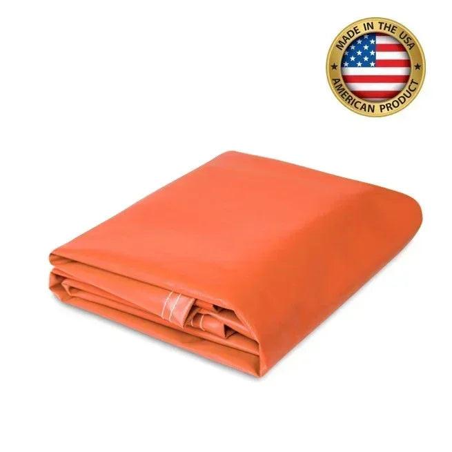 18 oz. Super Vinyl Tarp - Orange - 5' x 7'