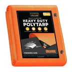 Orange Poly Tarp 30' x 30' - Case of 1