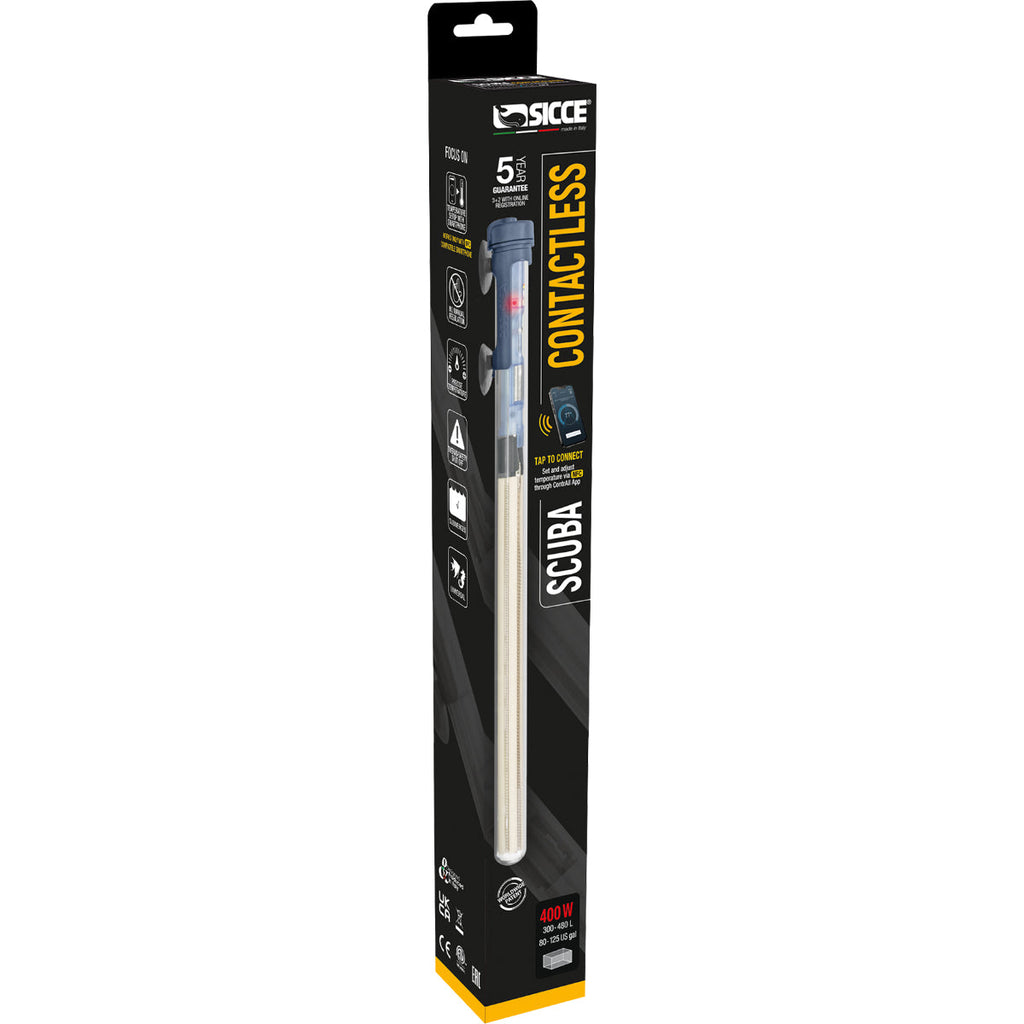 Sicce Scuba Contactless Aquarium Heater, 50-400W Range