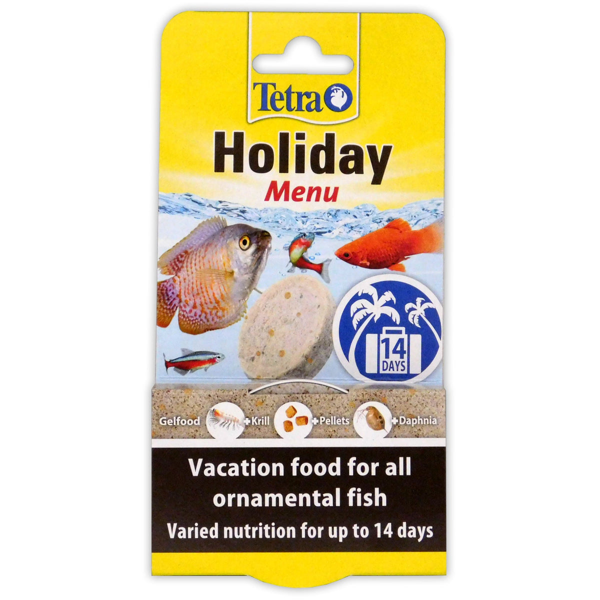 Tetra BioActive Holiday Fish Food Block - 2-Week Diet