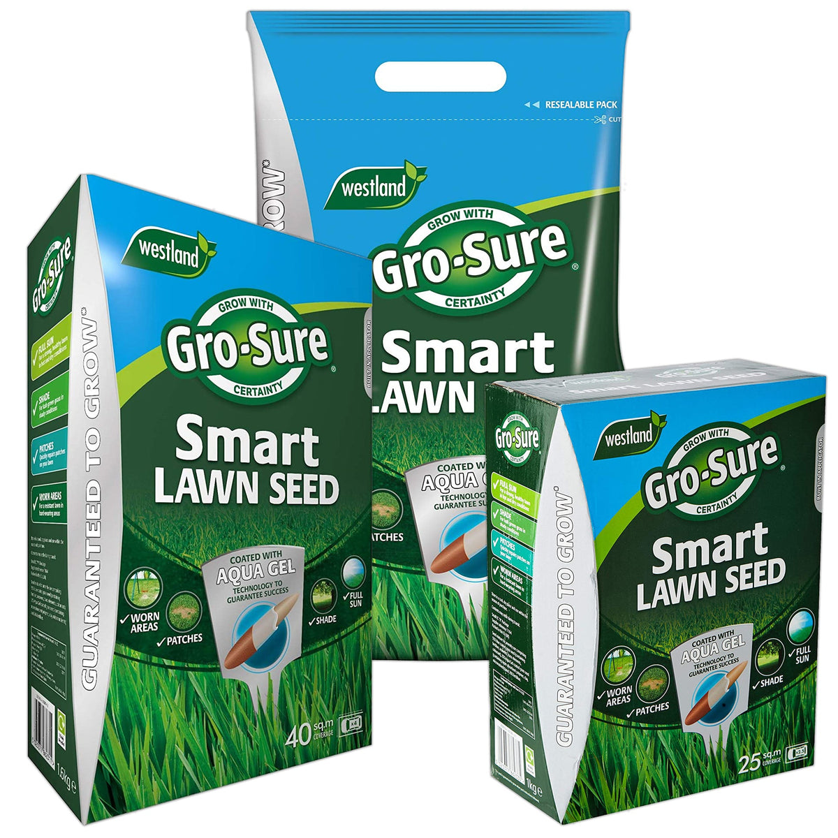 Gro-Sure Smart Lawn Seed - Guaranteed Growth in All Conditions