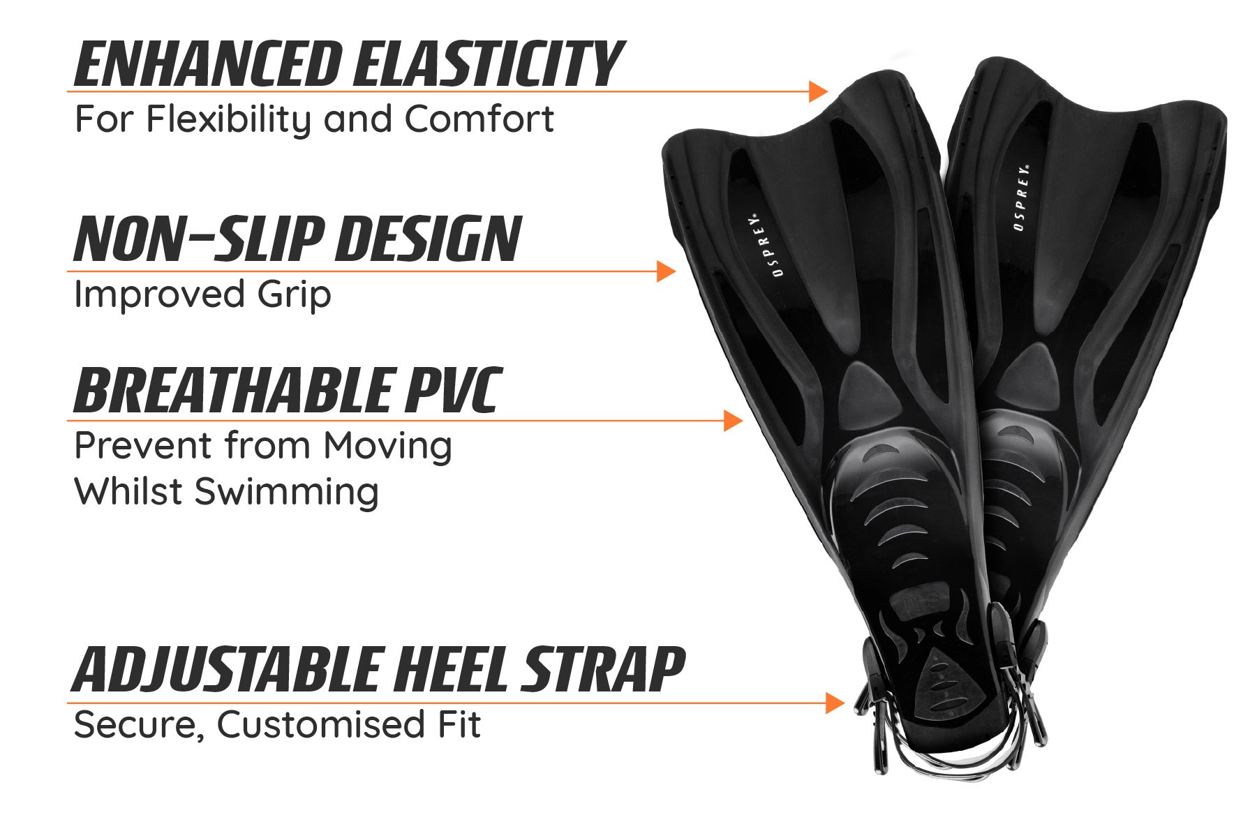 Adult Snorkel Set with Fins