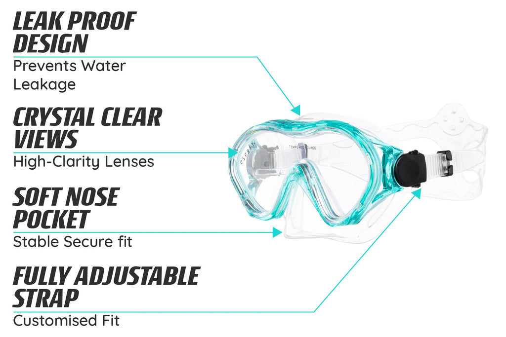 Junior Snorkel Set - Aqua