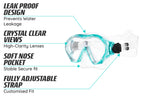 Junior Snorkel Set - Aqua
