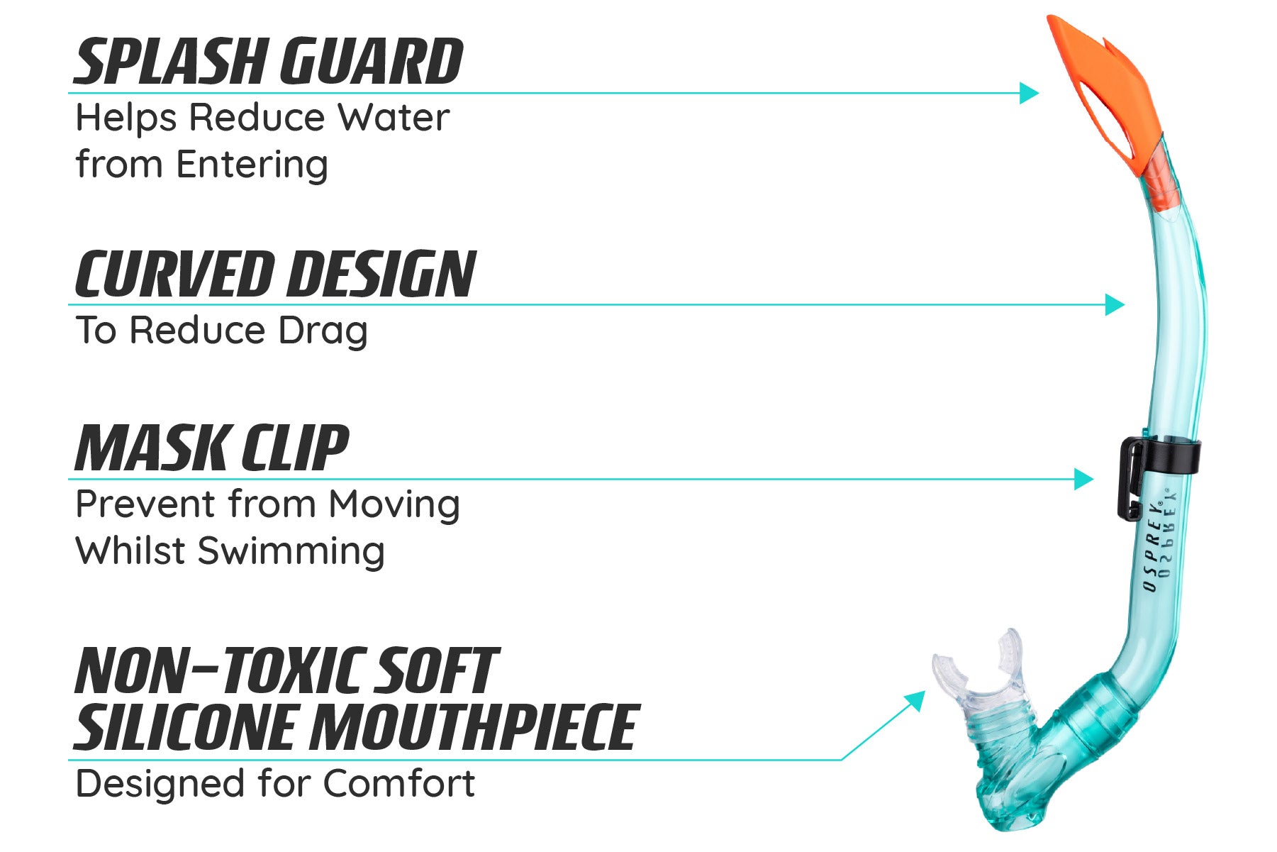 Junior Snorkel Set - Aqua