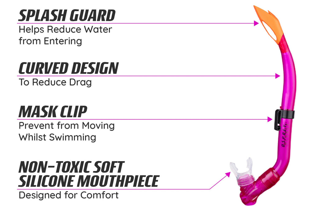 Junior Snorkel Set - Pink