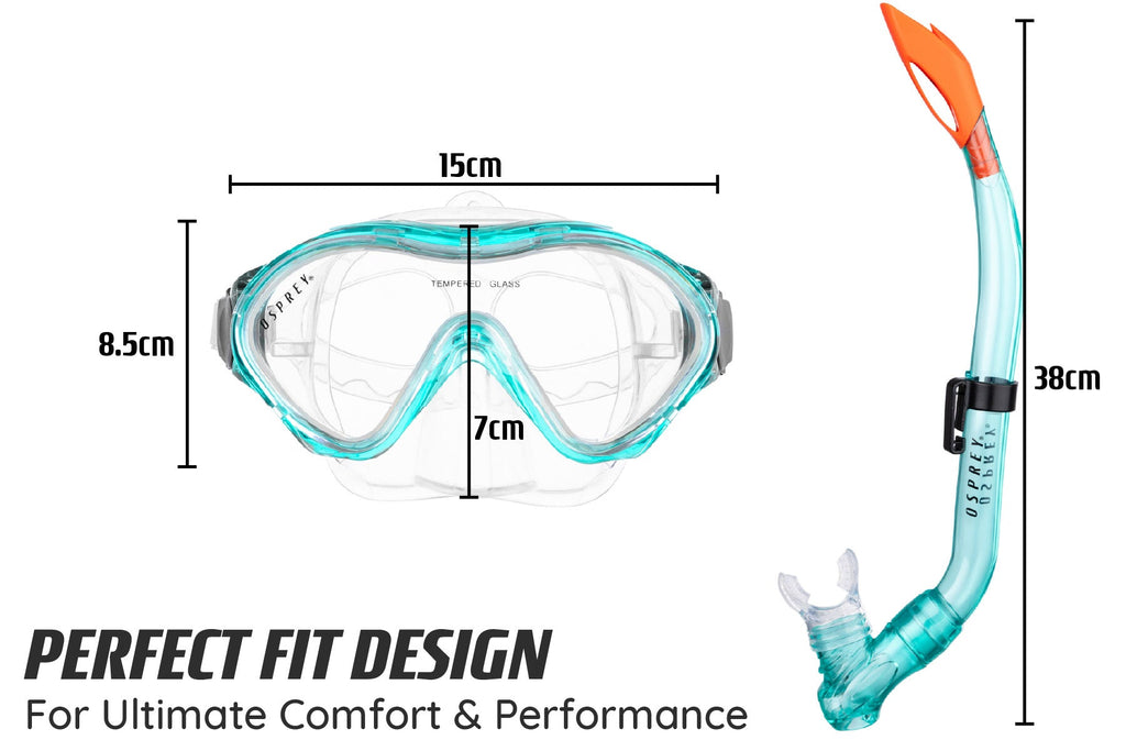 Junior Snorkel Set - Aqua