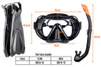 Adult Snorkel Set with Fins