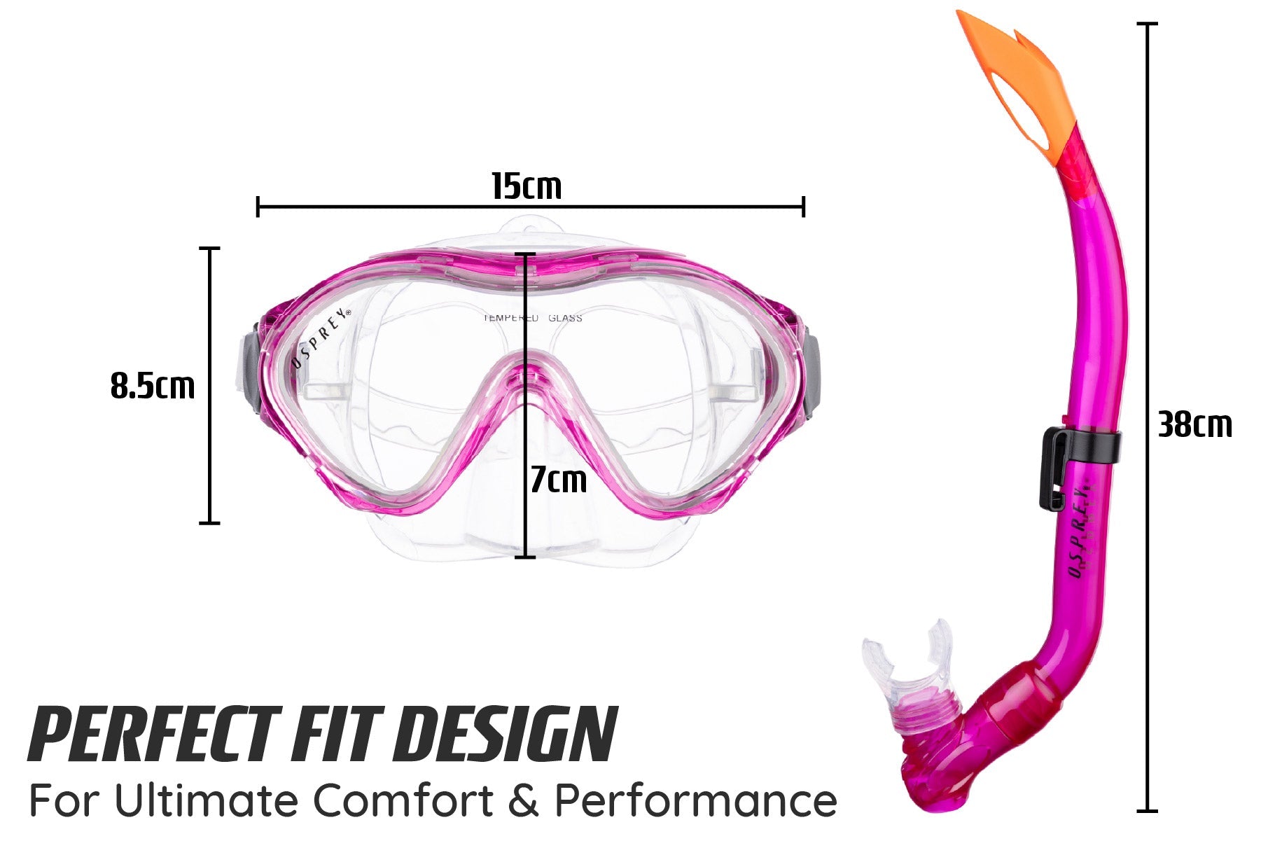 Junior Snorkel Set - Pink