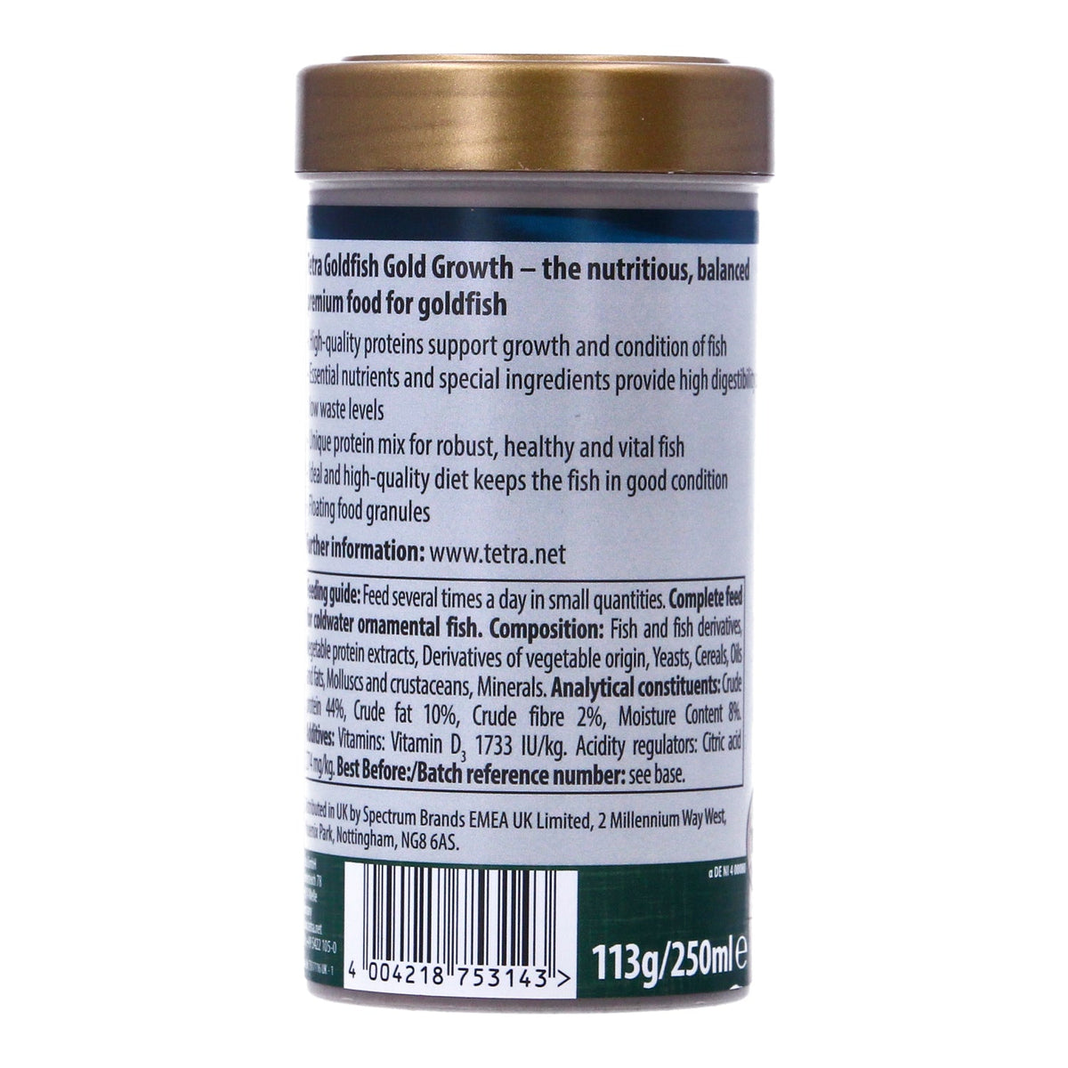 Tetra Goldfish Gold Growth Food 113g