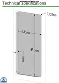 P01 P02 P03 - RocYork No-Ha 2.0 Mini Cover Plate For Door Hardware
