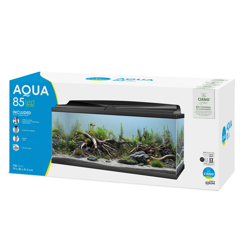 Ciano Aqua 85 LED Aquarium 76L with Filter & Heater