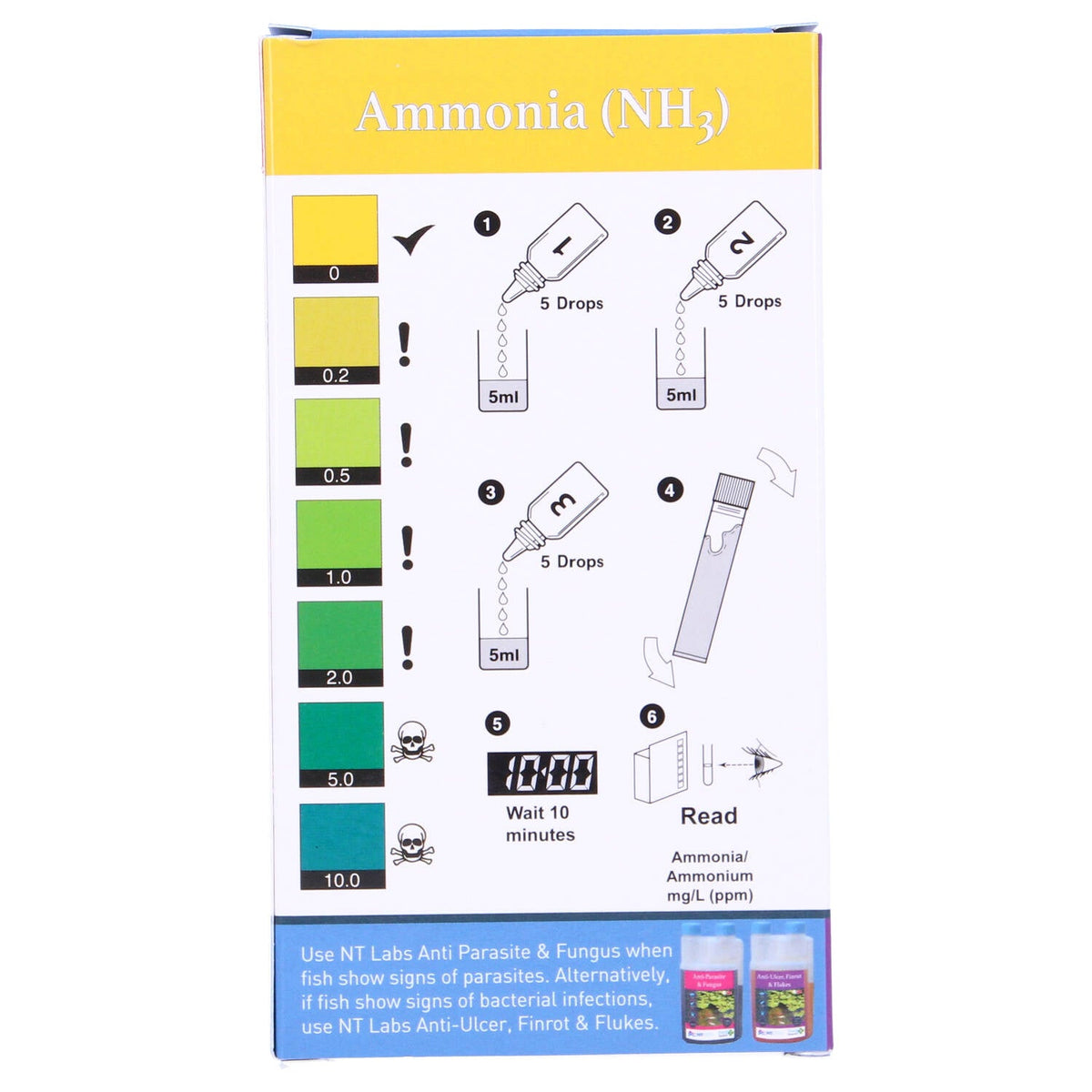 NT Labs Pond Test Kit: pH, Ammonia, Nitrite