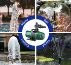 Fish Mate 7000 Pond Pump - 7000L/hr, Anti-Clog, Energy Efficient