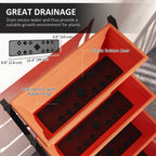 5-Tier Raised Garden Bed with 5 Planter Boxes, Red