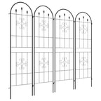 4-Pack 20" x 71" Metal Garden Trellis with Arrow Design