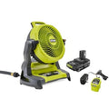 RYOBI ONE+ 18V Cordless 7-1/2 in. Bucket Top Misting Fan Kit with 1.5 Ah Battery and Charger RYOBIBullseye Deals