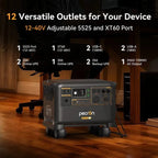 Pecron F5000LFP 7200W 5120Wh 120V/240V Portable Power Station