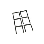 FHC NPF Glass Mounted Keeper For PFL900 Lever Latch - Matte Black Finish