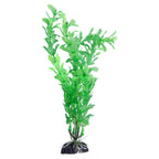 Green Plastic Aquarium Decoration Plants 20cm (Pack of 6)