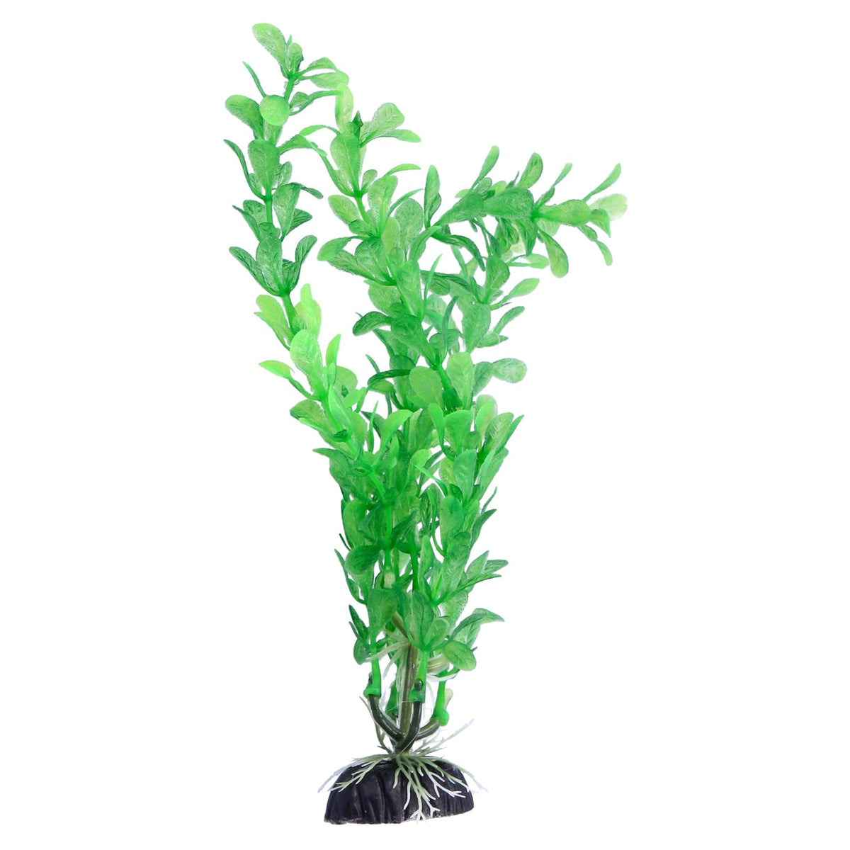 Green Plastic Aquarium Decoration Plants 20cm (Pack of 6)