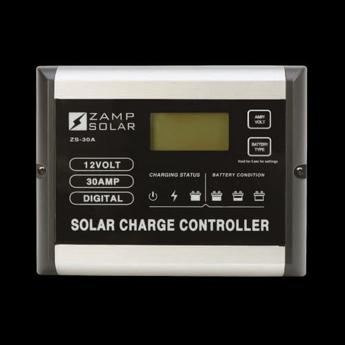 Zamp Solar 30-Amp Indoor Only - Digital Display - 5-Stage Smart Controller ZS-30A