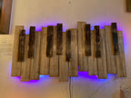 Piano Keyboard LED Wall Art