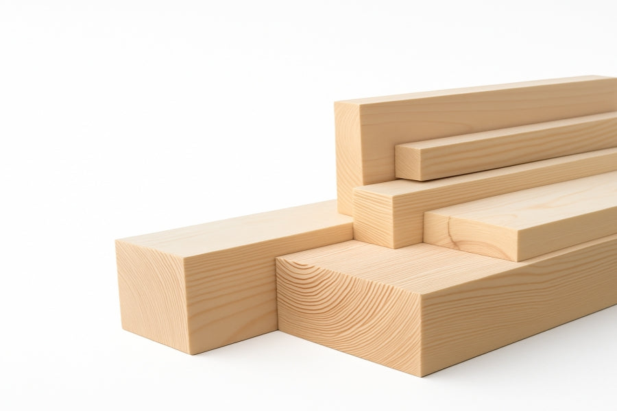 1m & 2.4m Length – Planed Wooden Timber Beam Pine PSE Wood Strip Smooth Sawn Moulding Battens