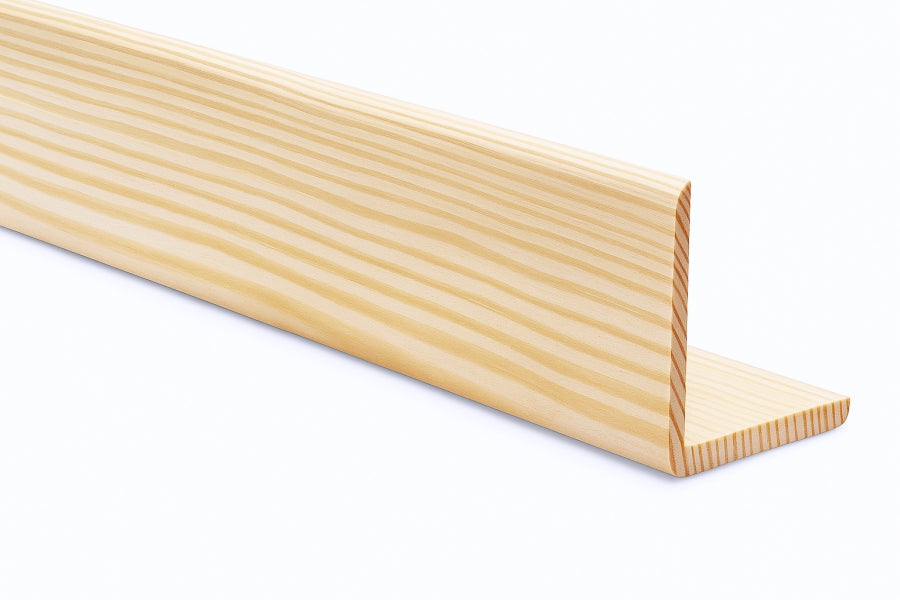 Pine Wood Corner Angle Trim 90° x 1 M & 2.4 M Length Internal External Edge Moulding