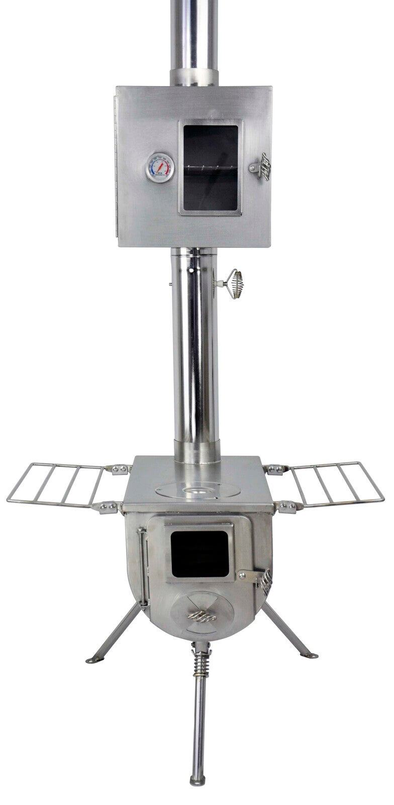 Camp Stove Pipe Oven | Stainless Steel | Suits Med & Large Stoves