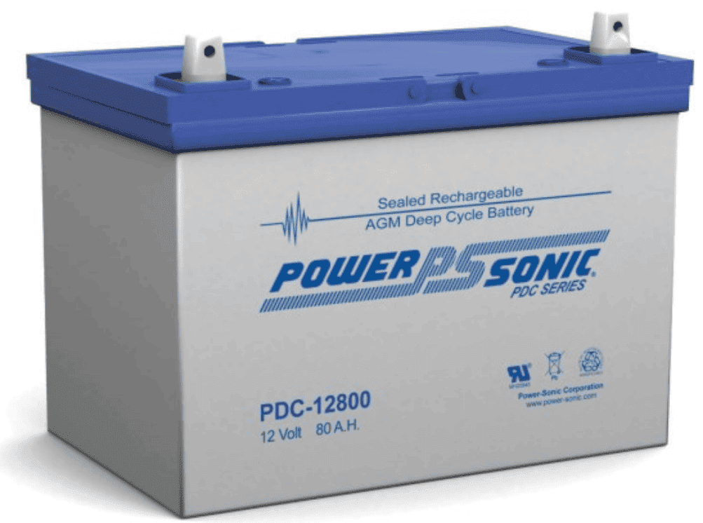 Power-Sonic 12V 80Ah AGM Deep Cycle Battery